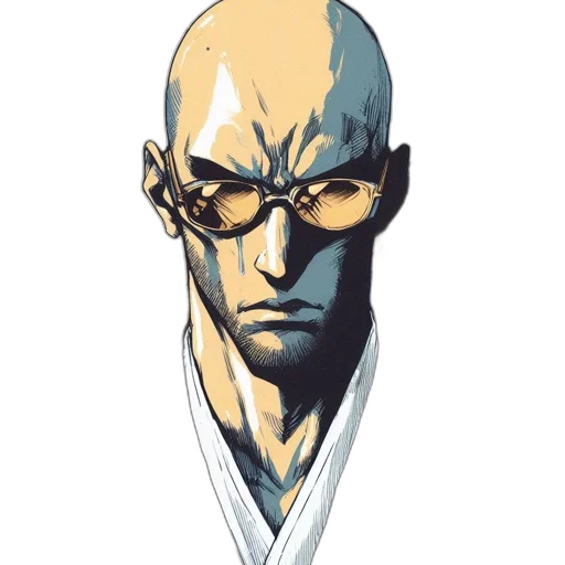 face, mask, staff, sword, comic book art, concept art, pixel art, anime transparent PNG cut-out