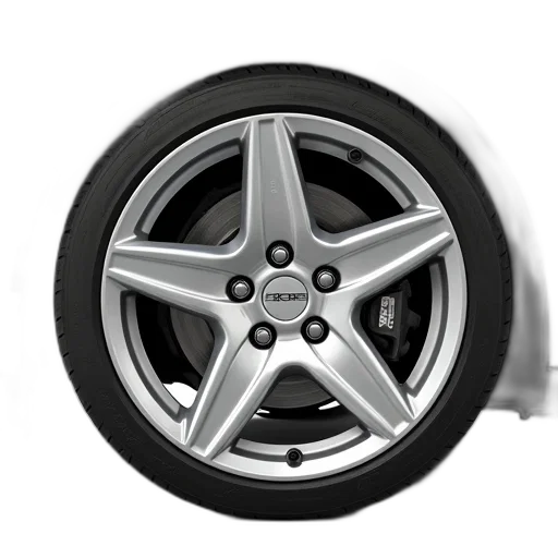 car, shoes, 3d render, close-up, image, wheel, silver, rim transparent PNG cut-out