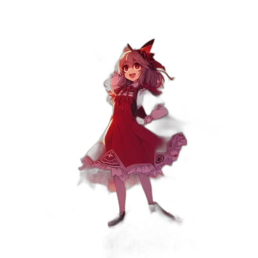dress, staff, creature, crown, concept art, anime, pixel art, 3d render transparent PNG cut-out