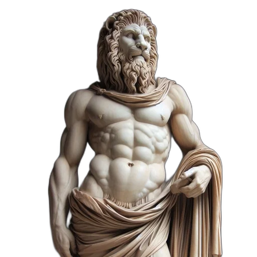 sword, photorealistic, 3d render, fantasy art, concept art, imposing, statue, man transparent PNG cut-out