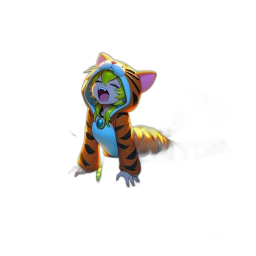 staff, creature, animal, dragon, 3d render, concept art, fantasy art, pixel art transparent PNG cut-out