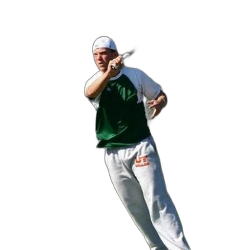 staff, creature, man, green, shirt, white, pants, playing transparent PNG cut-out