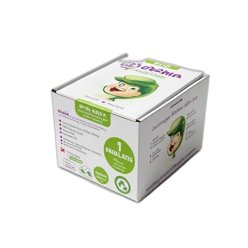 food, white, cardboard, box, green, purple, label, featuring transparent PNG cut-out