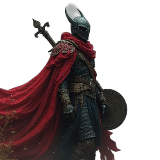 sword, weapon, mask, staff, concept art, fantasy art, 3d render, comic book art transparent PNG cut-out