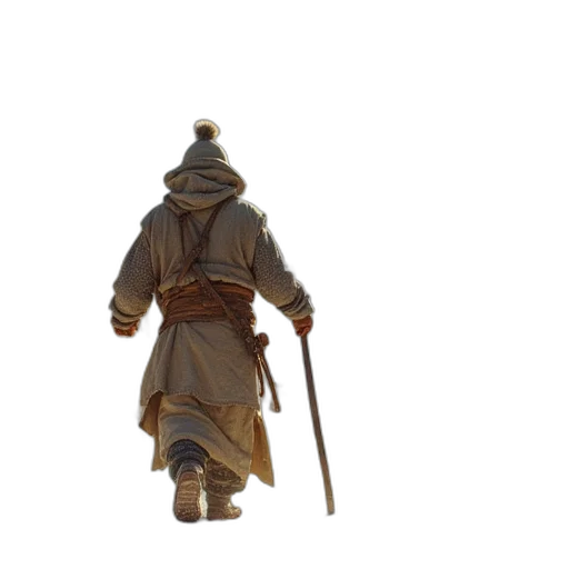 staff, sword, weapon, jacket transparent PNG cut-out
