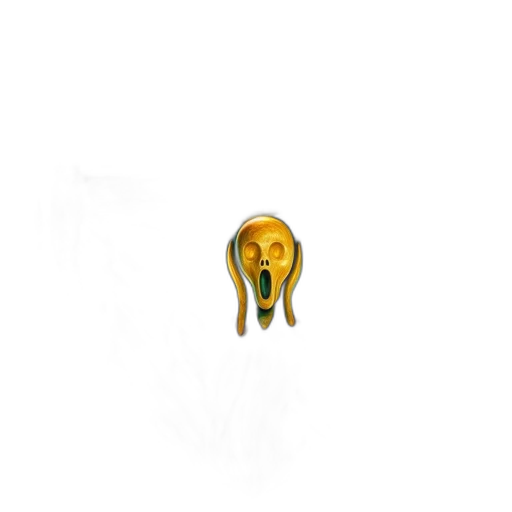 jewelry, animal, mask, creature, 3d render, concept art, photorealistic, pixel art transparent PNG cut-out