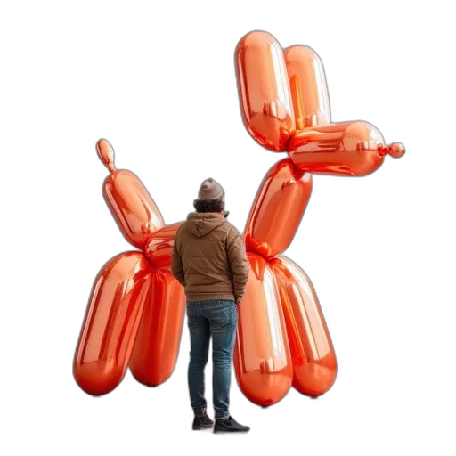 jacket, weapon, umbrella, furniture, 3d render, concept art, standing, balloon transparent PNG cut-out