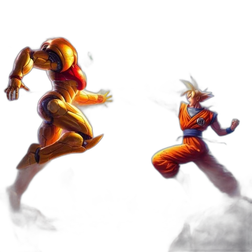 concept art, fantasy art, comic book art, 3d render, two, icons, duel, vividly transparent PNG cut-out