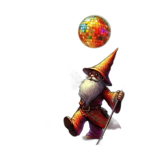 staff, hat, robot, concept art, fantasy art, pixel art, 3d render, outer space transparent PNG cut-out