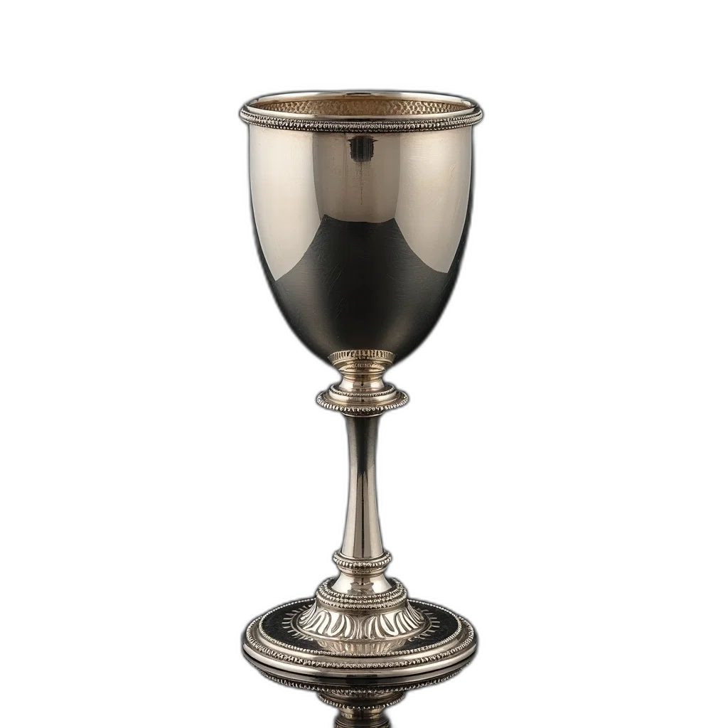 crown, jewelry, staff, 3d render, silver, goblet, intricate, designs transparent PNG cut-out