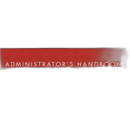 staff, cover, apache, administrator, handbook, features, black, red transparent PNG cut-out