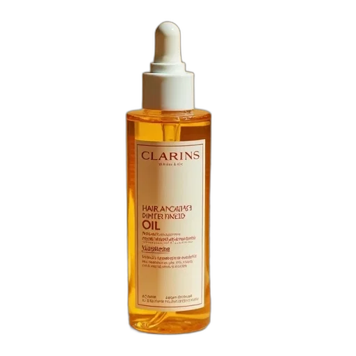 bottle, clarins, hair, scalp, oil transparent PNG cut-out