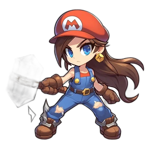 weapon, staff, hat, sword, pixel art, concept art, anime, cartoon transparent PNG cut-out