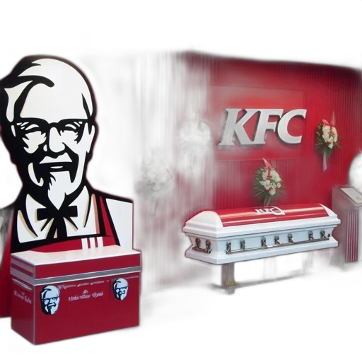 food, photorealistic, 3d render, concept art, red-themed, space, honors, kentucky transparent PNG cut-out