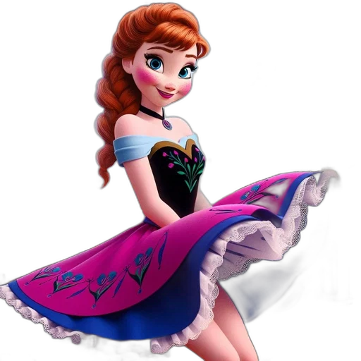 dress, jewelry, 3d render, cartoon, concept art, fantasy art, animated, female transparent PNG cut-out