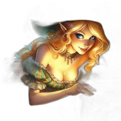 dress, dragon, jewelry, crown, fantasy art, concept art, pixel art, watercolor transparent PNG cut-out