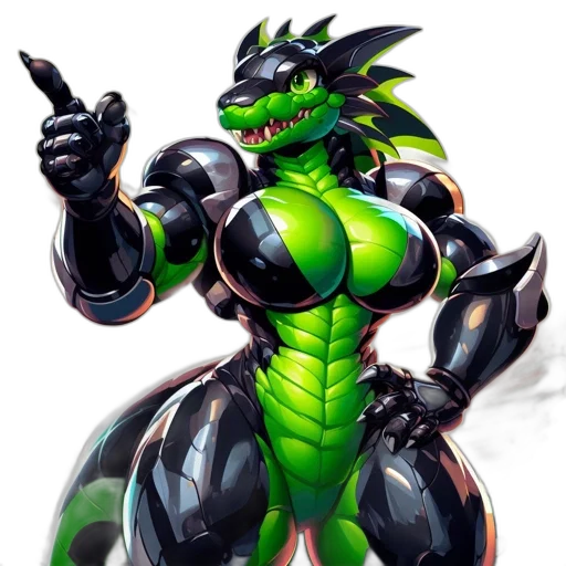 dragon, animal, creature, concept art, fantasy art, pixel art, 3d render, green transparent PNG cut-out