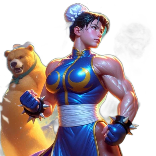 concept art, fantasy art, comic book art, pixel art, two, female, characters, one transparent PNG cut-out