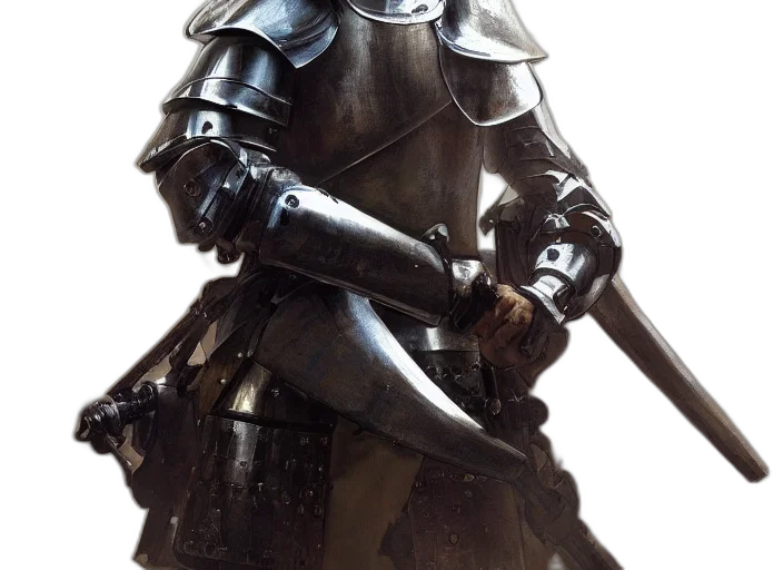 sword, weapon, staff, robot transparent PNG cut-out