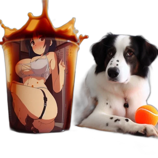 food, animal, crown, photorealistic, 3d render, concept art, fantasy art, fire transparent PNG cut-out