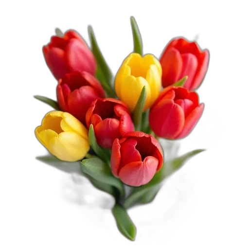 flower, crown, jewelry, photorealistic, 3d render, oil painting, colorful, red transparent PNG cut-out