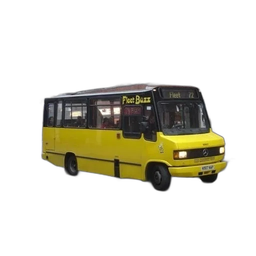 car, staff, 3d render, photorealistic, pixel art, concept art, yellow, bus transparent PNG cut-out