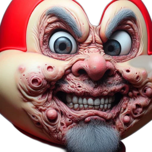 mask, face, creature, 3d render, concept art, photorealistic, close-up, portrait transparent PNG cut-out