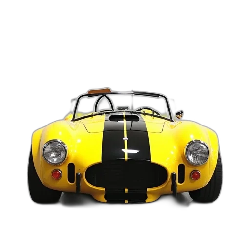 car, animal, 3d render, photorealistic, concept art, yellow, convertible, sports transparent PNG cut-out