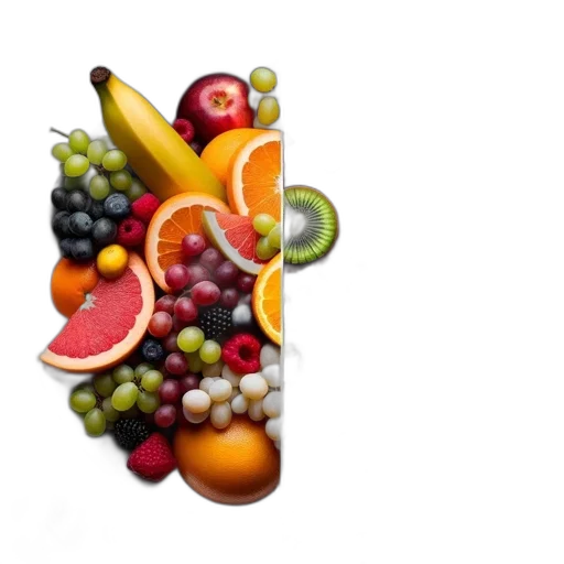 food, crown, photorealistic, 3d render, one, image, features, realistically transparent PNG cut-out