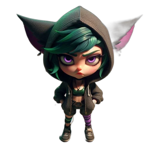 staff, concept art, 3d render, fantasy art, pixel art, green, dark, unusual transparent PNG cut-out