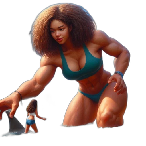 weapon, creature, concept art, pixel art, fantasy art, photorealistic, large, woman transparent PNG cut-out