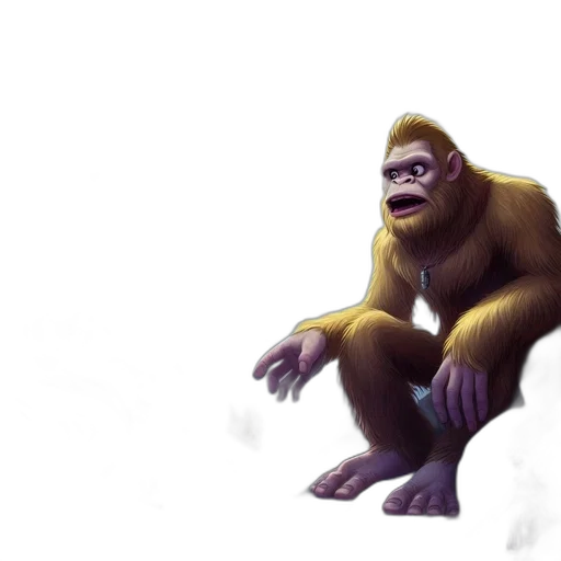 creature, animal, concept art, 3d render, photorealistic, fantasy art, fog, inside transparent PNG cut-out