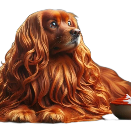 hair, animal, creature, photorealistic, concept art, oil painting, watercolor, cavalier transparent PNG cut-out