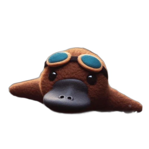hat, mask, creature, animal, concept art, 3d render, anthropomorphic, toy transparent PNG cut-out