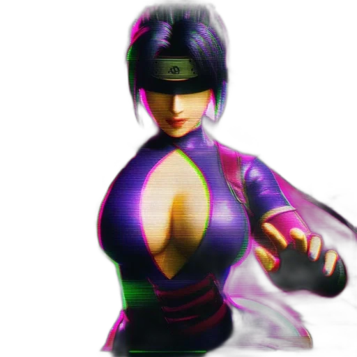 weapon, face, mask, hat, 3d render, pixel art, concept art, vaporwave transparent PNG cut-out