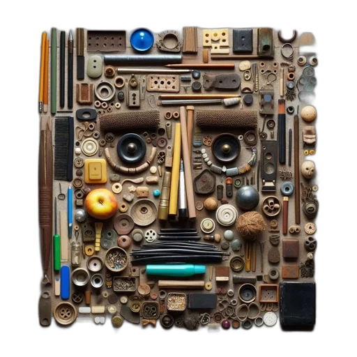 robot, mask, face, jewelry, concept art, cyberpunk, assortment, objects transparent PNG cut-out