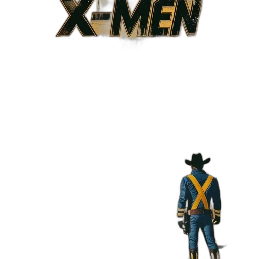 comic book art, concept art, pixel art, cartoon, character, wearing, blue, yellow transparent PNG cut-out