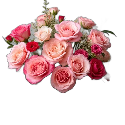 flower, crown, jewelry, 3d render, photorealistic, pastel, colorful, flowers transparent PNG cut-out