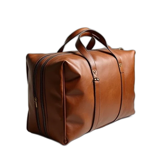 jacket, 3d render, earth tones, holdall transparent PNG cut-out