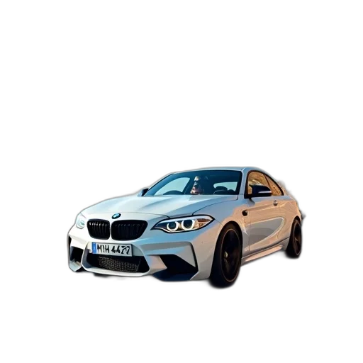 car, animal, 3d render, photorealistic, concept art, white, bmw, driving transparent PNG cut-out