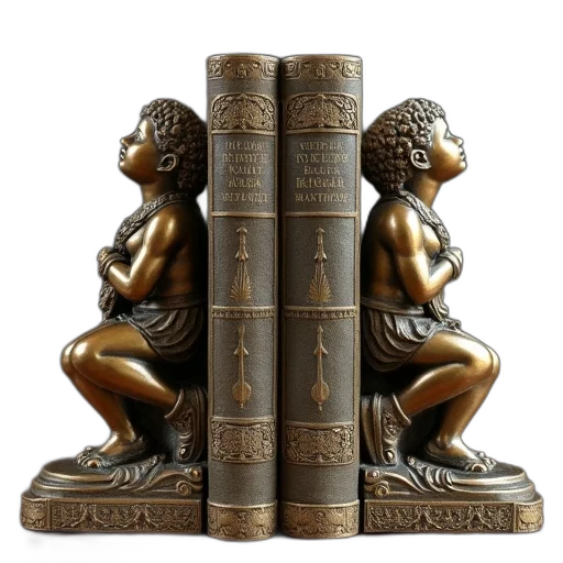 furniture, 3d render, old, bronze transparent PNG cut-out
