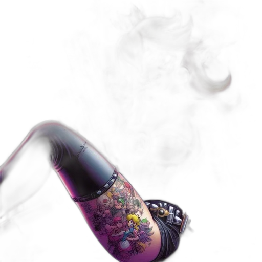 bottle, photorealistic, concept art, 3d render, fantasy art, fire, outer space, artistic transparent PNG cut-out
