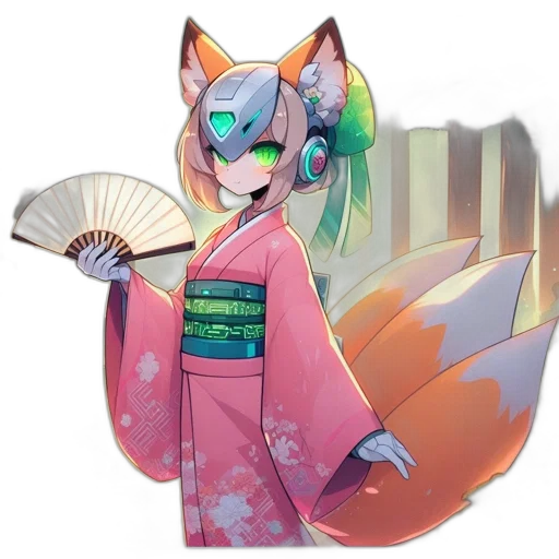 staff, umbrella, mask, dragon, anime, vaporwave, pixel art, fantasy art transparent PNG cut-out