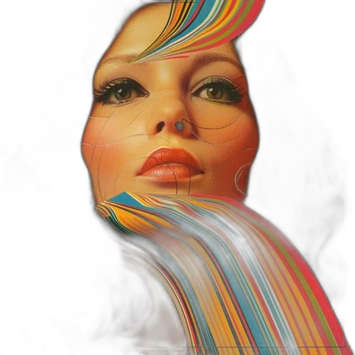 face, mask, hair, dress, photorealistic, fantasy art, watercolor, 3d render transparent PNG cut-out