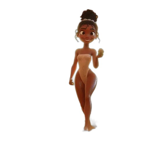 dress, jewelry, 3d render, concept art, cartoon, photorealistic, young, woman transparent PNG cut-out