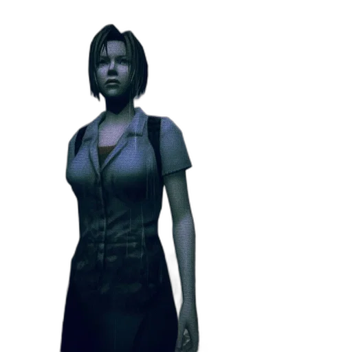 dress, staff, face, concept art, 3d render, cyberpunk, photorealistic, dark transparent PNG cut-out
