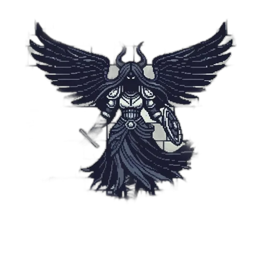 sword, staff, weapon, pixel art, fantasy art, concept art, comic book art, dark transparent PNG cut-out
