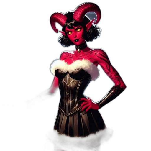 dress, mask, concept art, fantasy art, comic book art, 3d render, red, dark transparent PNG cut-out