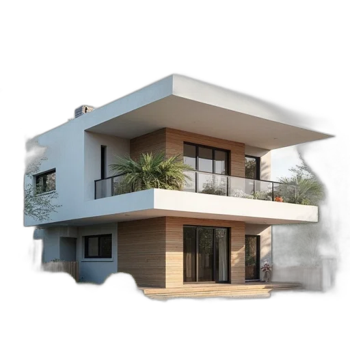 building, 3d render, photorealistic, concept art transparent PNG cut-out