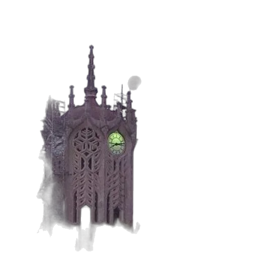 building, crown, staff, concept art, pixel art, fantasy art, 3d render, fog transparent PNG cut-out